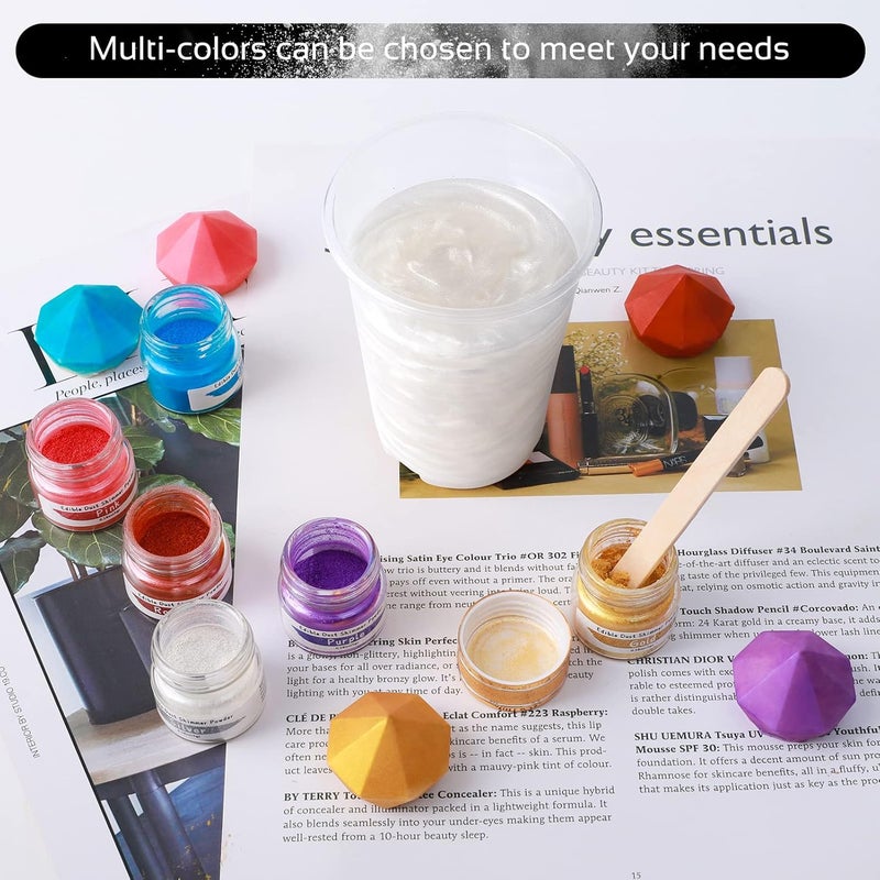 Jelife White Edible Luster Dust - 5g - Image 5